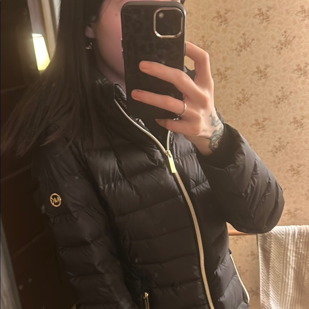 Michael Kors Black Women's Puffer Jacket